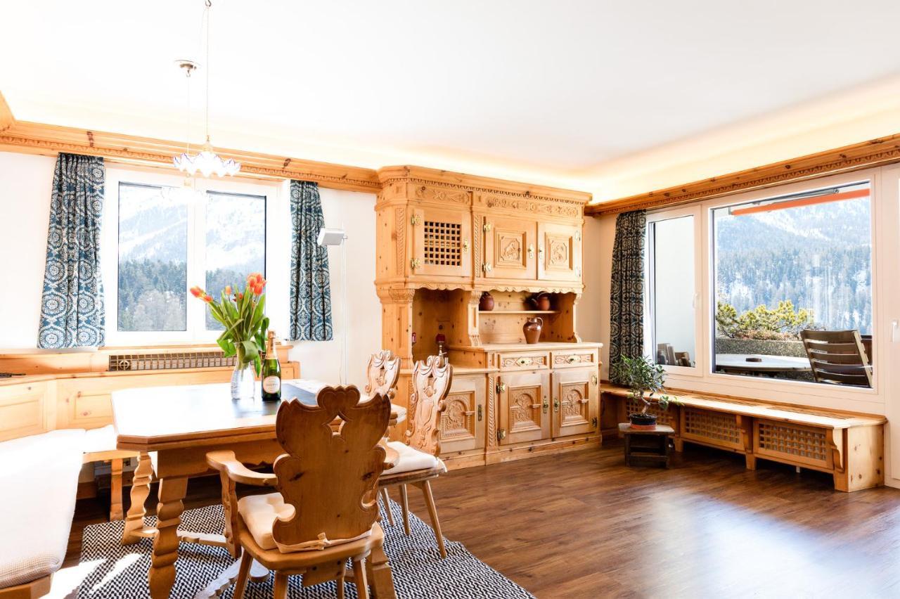 Spacious Apartment With Fantastic Alpine Panorama St. Moritz Exterior foto